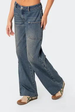 Jeans serena tiro bajo de Edikted en Pantalones para argentina