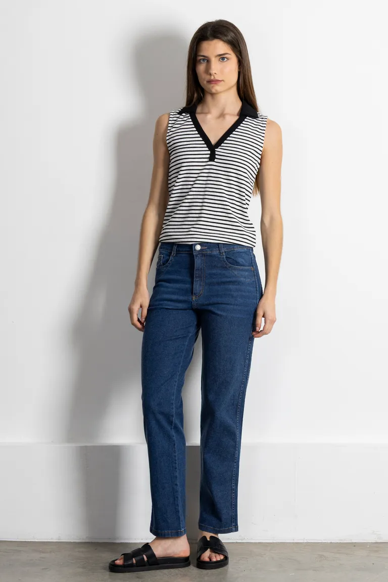 Pantalones jeans de corte recto para mujer, diseño versátil y cómodo de Kill en Pantalones para argentina