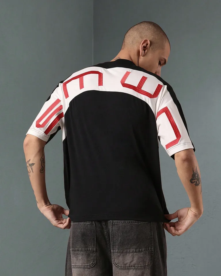Remera deportiva paneles estilo universitario de Sumwon en Remeras y Polos para argentina