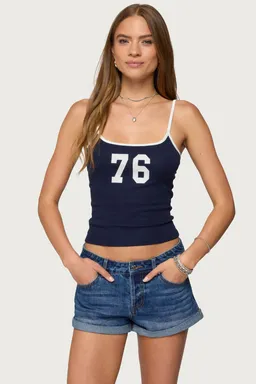 Musculosa contraste de Edikted en Tops para argentina