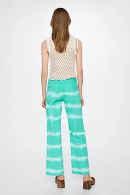 Jeans wideleg tiedye de Mango en Pantalones para argentina