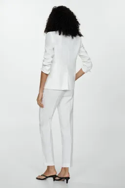 Pantalón traje lino de Mango en Pantalones para argentina