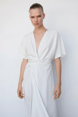 Vestido cruzado rayas de Mango en Vestidos para argentina