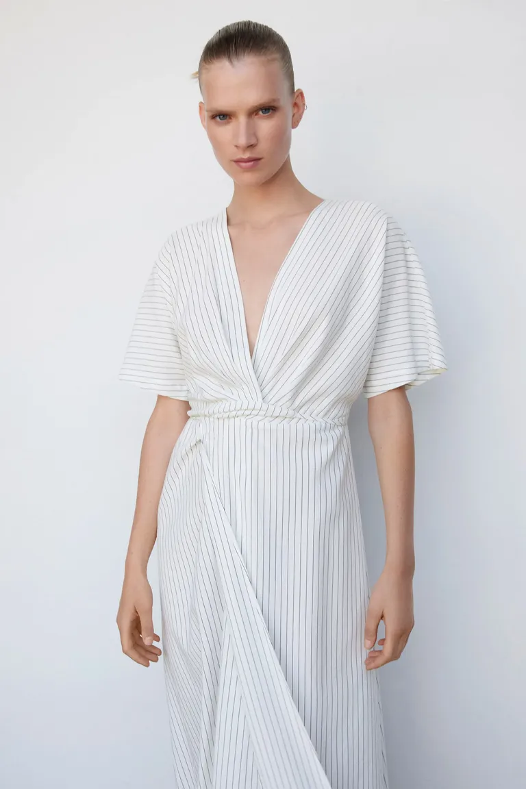 Vestido cruzado rayas de Mango en Vestidos para argentina