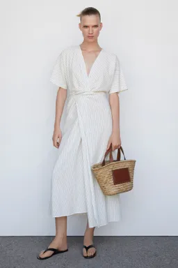 Vestido cruzado rayas de Mango en Vestidos para argentina