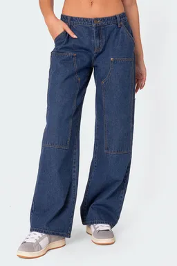 Jeans carpenter tiro bajo ayla de Edikted en Pantalones para argentina