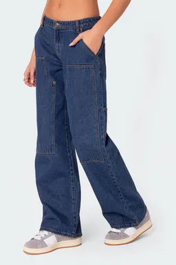 Jeans carpenter tiro bajo ayla de Edikted en Pantalones para argentina