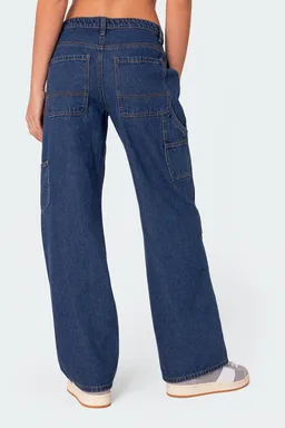Jeans carpenter tiro bajo ayla de Edikted en Pantalones para argentina