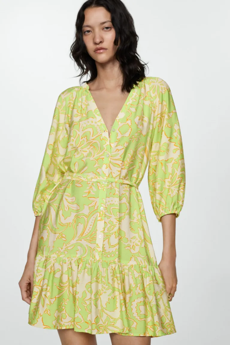 Vestido estampado lazo de Mango en Vestidos para argentina