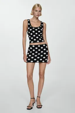 Top punto con lunares de Mango en Tops para argentina
