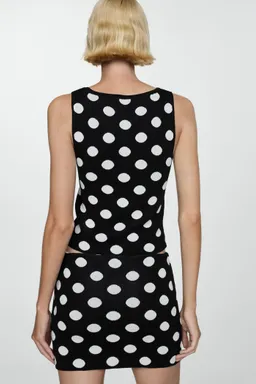 Top punto con lunares de Mango en Tops para argentina