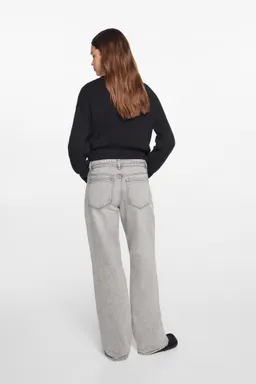 Jeans wideleg con cordón de Mango Teen en Pantalones para argentina