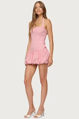 Mini vestido falda globo rayas de Edikted en Vestidos para argentina