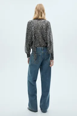 Blusa animal print lazo de Mango en Blusas para argentina
