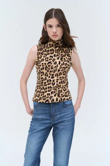 Remera natalio animal print