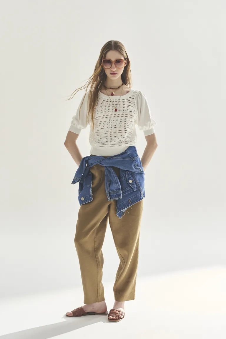 Suéter estilo informal con diseño gráfico para mujer de Akiabara en Buzos y Sweaters para argentina