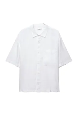Camisa boxy lino de Pull&Bear en Camisas para argentina