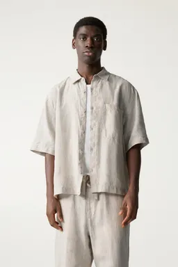 Camisa boxy lino de Pull&Bear en Camisas para argentina