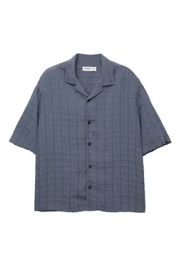 Camisa cuadros seersucker de Pull&Bear en Camisas para argentina