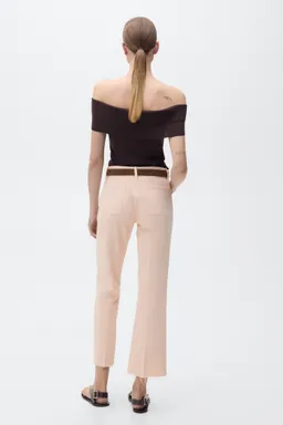 Jean flare crop bolsillos de Mango en Pantalones para argentina
