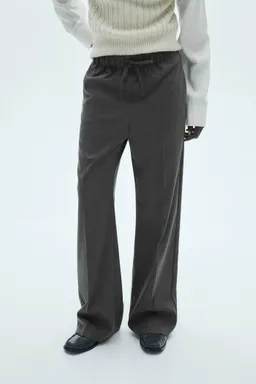 Pantalón recto cintura elástica de Mango en Pantalones para argentina