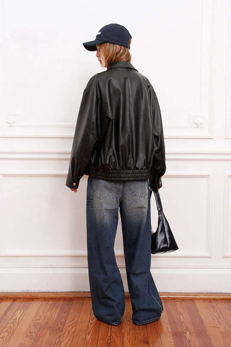 Pantalón wide leg de tiro bajo con corte extra largo y silueta amplia para mujer de Sofia Sarkany en Pantalones para argentina