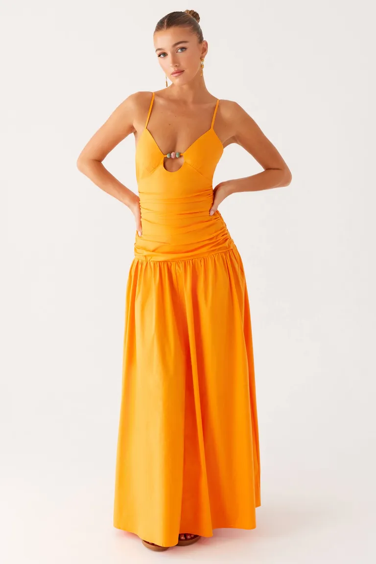 Maxi vestido avani naranja de Peppermayo en Vestidos para argentina