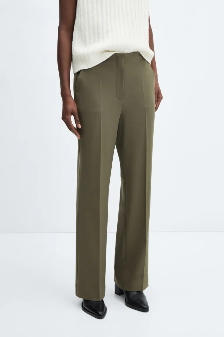 Pantalón largo recto de Mango en Pantalones para argentina