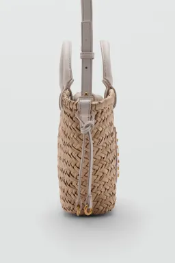 Capazo pequeño fibra natural de Mango en Bolsos y Carteras para argentina