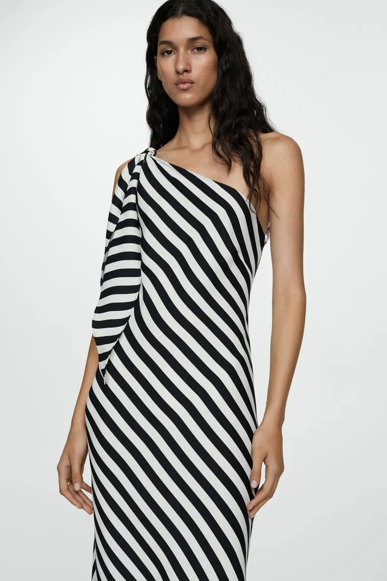 Vestido asimétrico rayas de Mango en Vestidos para argentina