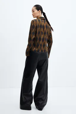 Camisa satinada estampada de Mango en Camisas para argentina