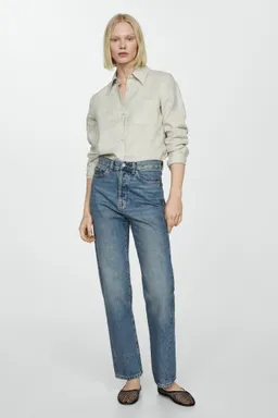 Jeans rectos costuras adelantadas de Mango en Pantalones para argentina