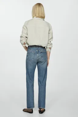 Jeans rectos costuras adelantadas de Mango en Pantalones para argentina