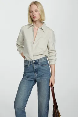 Jeans rectos costuras adelantadas de Mango en Pantalones para argentina