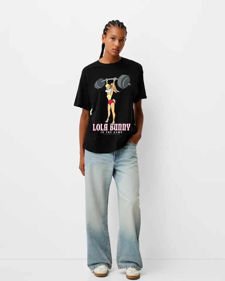 Remera looney tunes oversize de Bershka en Remeras para argentina