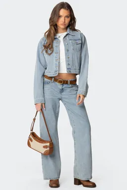 Campera denim barb de Edikted en Chaquetas para argentina
