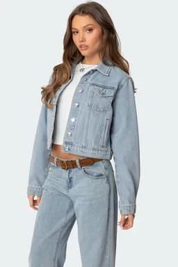 Campera denim barb de Edikted en Chaquetas para argentina