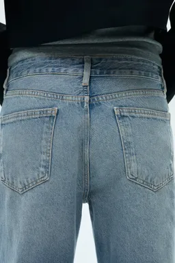 Jeans rectos tiro bajo de Mango en Pantalones para argentina