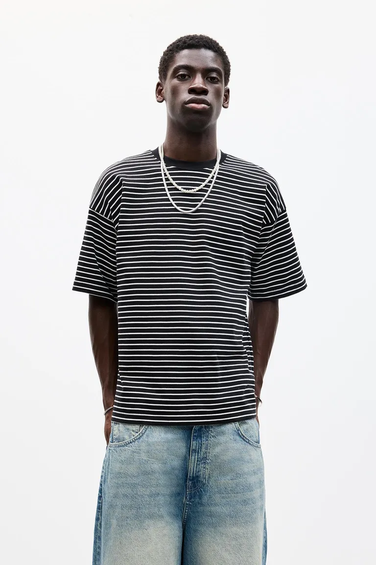 Remera boxy rayas de Pull&Bear en Remeras y Polos para argentina