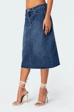 Falda midi denim mirah de Edikted en Faldas para argentina