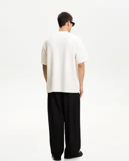 Remera manga corta seersucker de Bershka en Remeras y Polos para argentina
