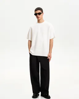 Remera manga corta seersucker de Bershka en Remeras y Polos para argentina