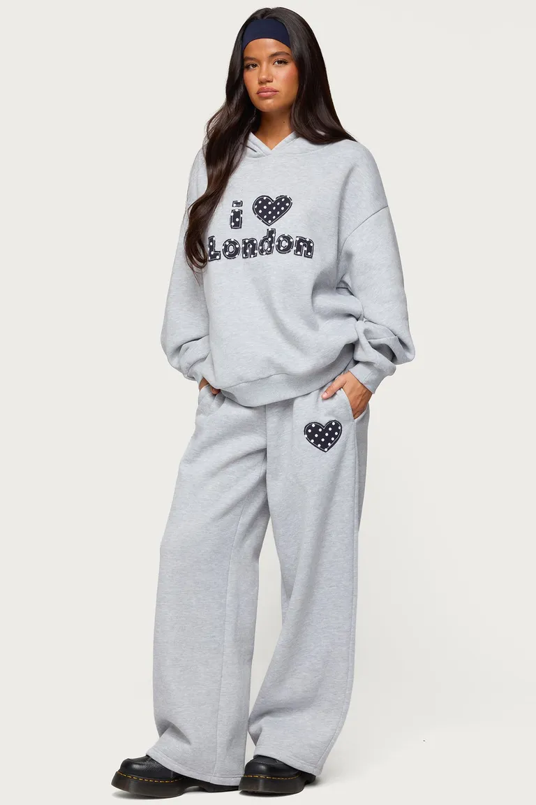 Pantalón jogging heart london de Edikted en Buzos y Sweaters para argentina