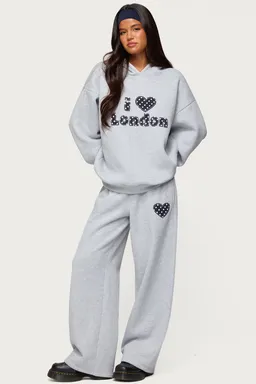Pantalón jogging heart london de Edikted en Buzos y Sweaters para argentina