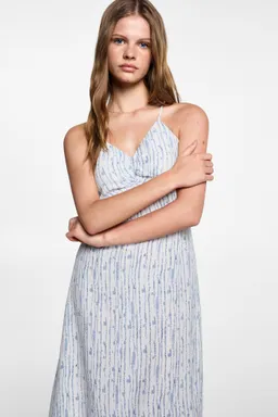 Vestido largo estampado de Mango Teen en Vestidos para argentina