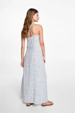 Vestido largo estampado de Mango Teen en Vestidos para argentina