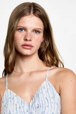 Vestido largo estampado de Mango Teen en Vestidos para argentina