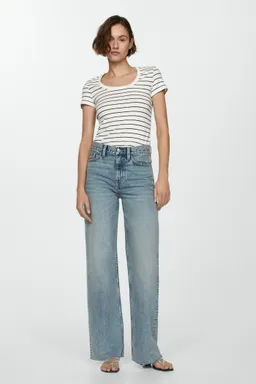 Remera rayas estampada de Mango en Remeras para argentina