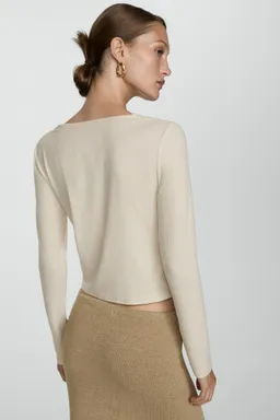 Remera lyocell botonada de Mango en Camisas para argentina