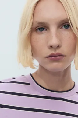 Remera oversize rayas de Mango en Remeras para argentina